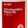 Cat Healthcare * | Discount Pet Md Chlorhexidine Antiseptic Dog & Cat Wipes, 70 Count