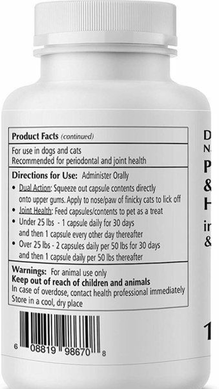 Cat Vitamins & Supplements * | Discount 1-Tdc Periodontal & Joint Health Dog & Cat Supplement