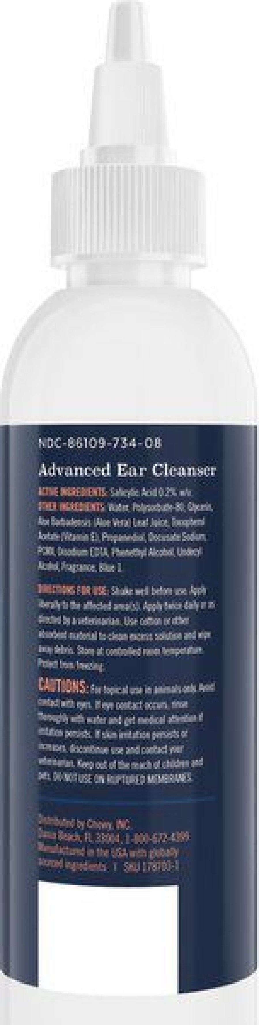 Cat Healthcare * | Store Frisco Advanced Dog, Cat & Horse Ear Cleanser, 8-Oz Bottle