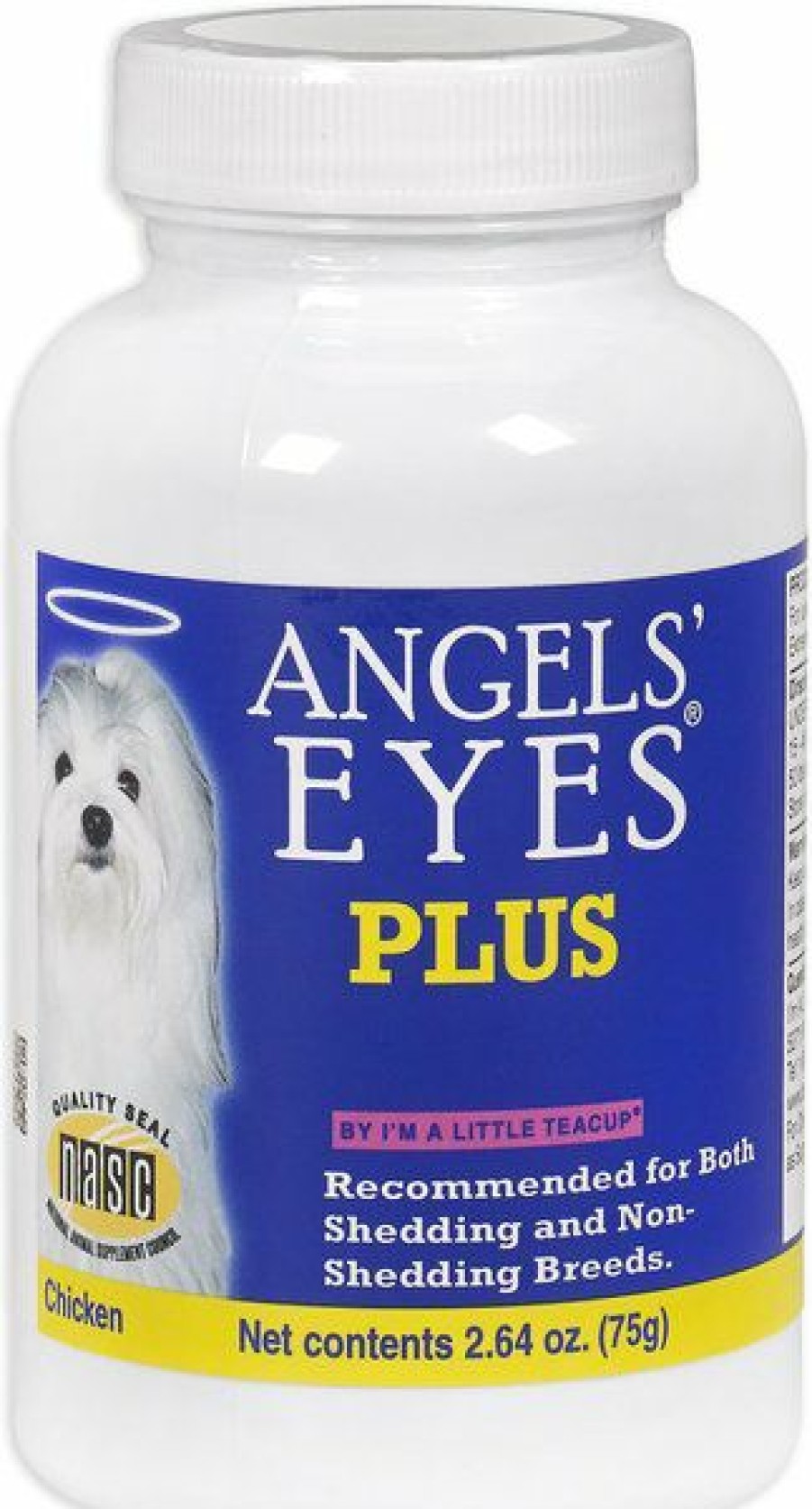 Cat Vitamins & Supplements * | New Angels' Eyes Plus Chicken Flavored Powder Tear Stain Supplement For Dogs & Cats