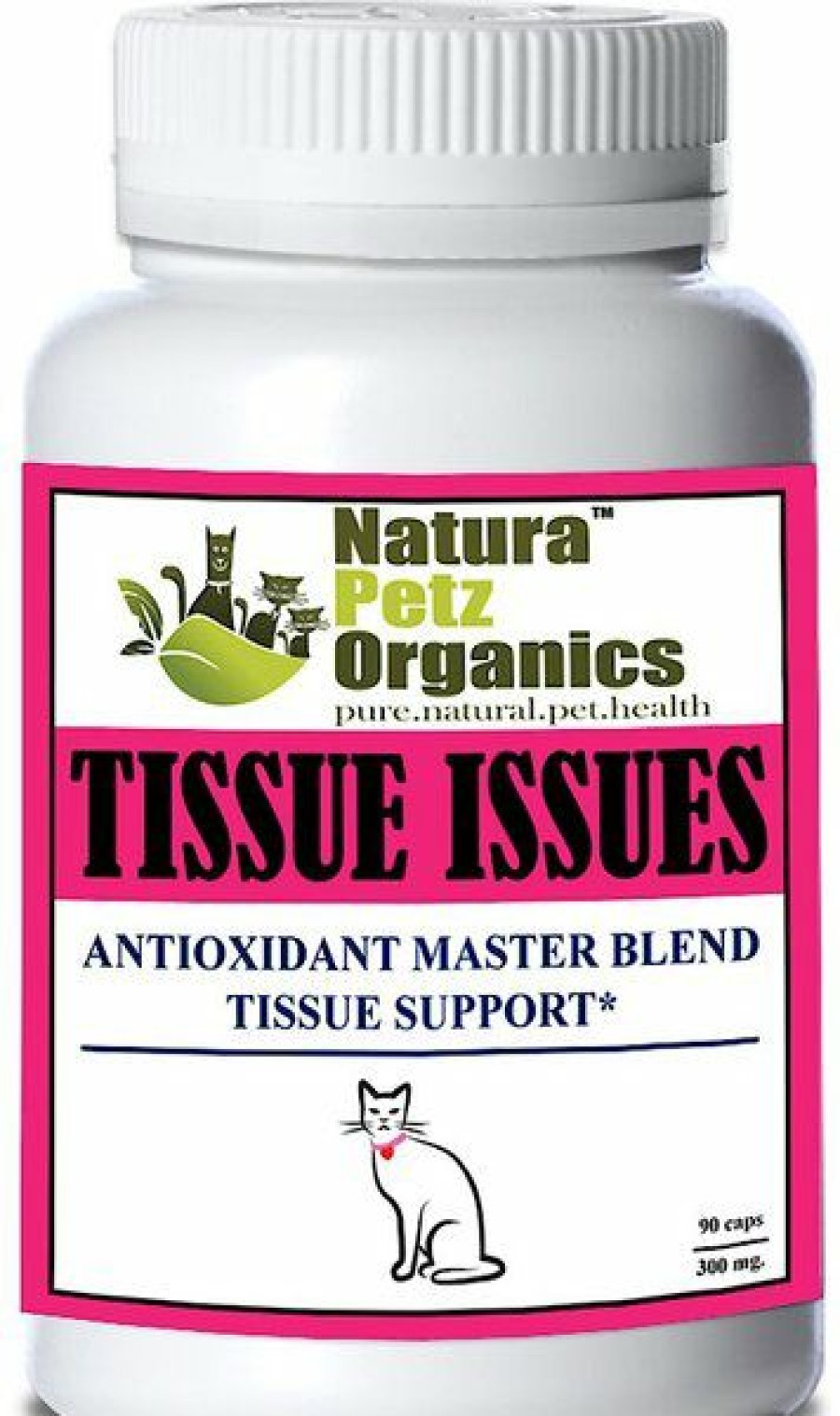 Cat Vitamins & Supplements * | Shop Natura Petz Organics Tissue Issues Cat Supplement, 90 Count