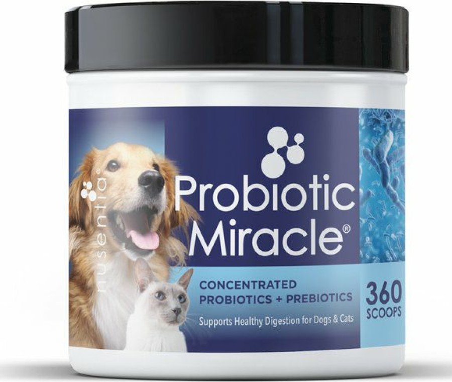 Cat Vitamins & Supplements * | New Nusentia Probiotic Miracle Premium Blend Dog & Cat Supplement