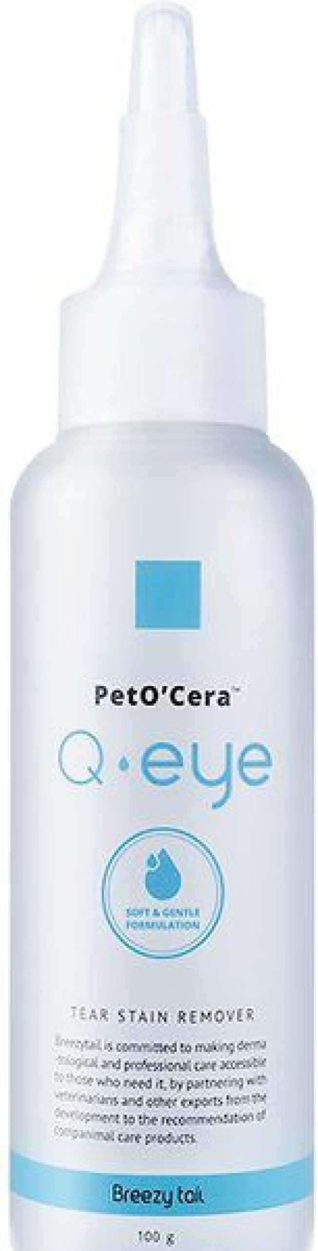 Cat Grooming * | Outlet Peto'Cera Q-Eye Dog & Cat Eye Cleanser, 3.38 -Oz Bottle