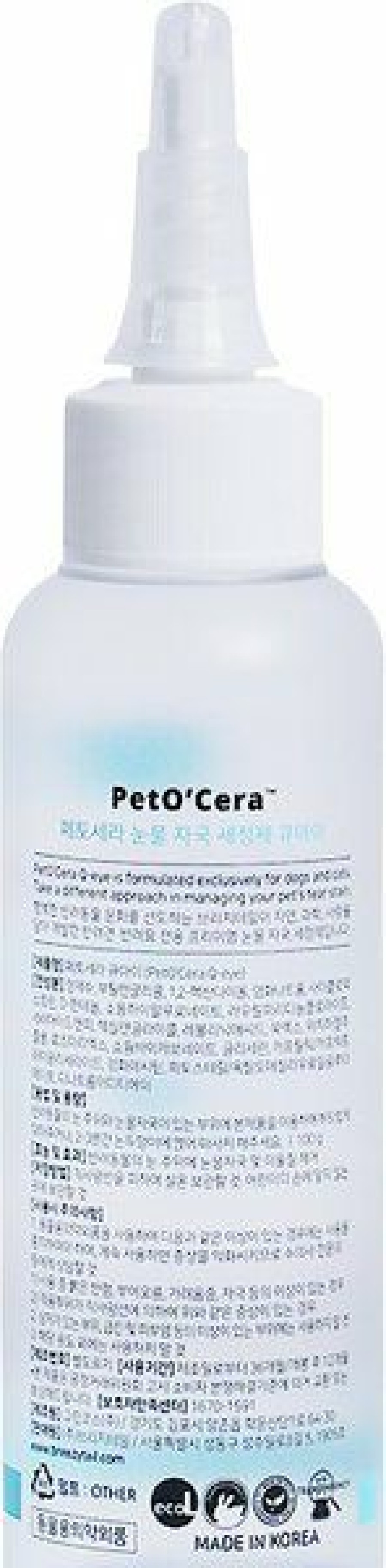 Cat Grooming * | Outlet Peto'Cera Q-Eye Dog & Cat Eye Cleanser, 3.38 -Oz Bottle