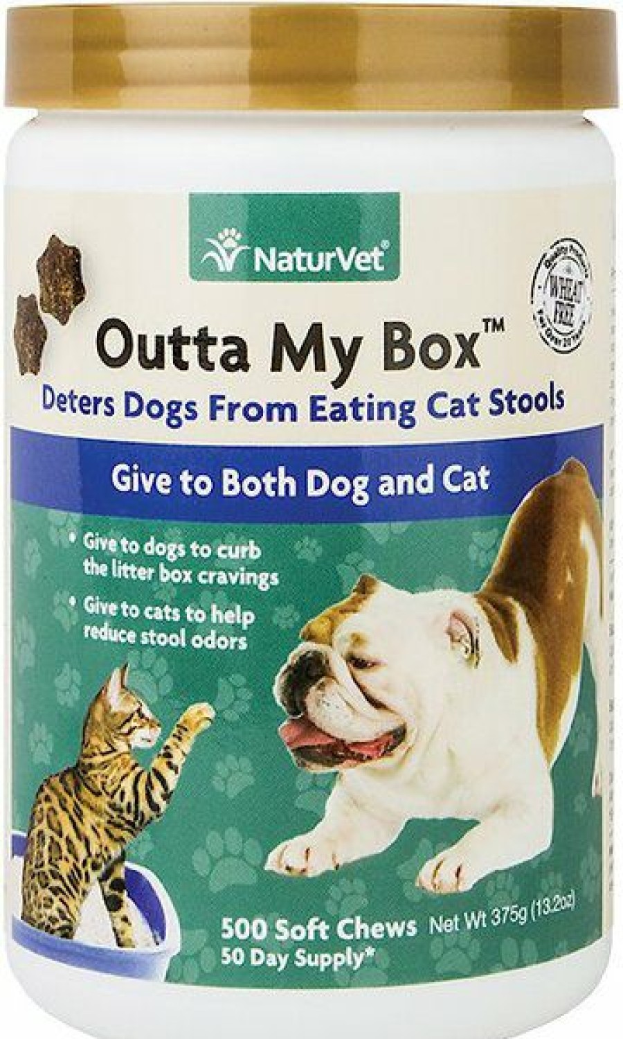 Cat Vitamins & Supplements * | Outlet Naturvet Outta My Box Soft Chews Digestive Supplement For Cats & Dogs, 500 Count