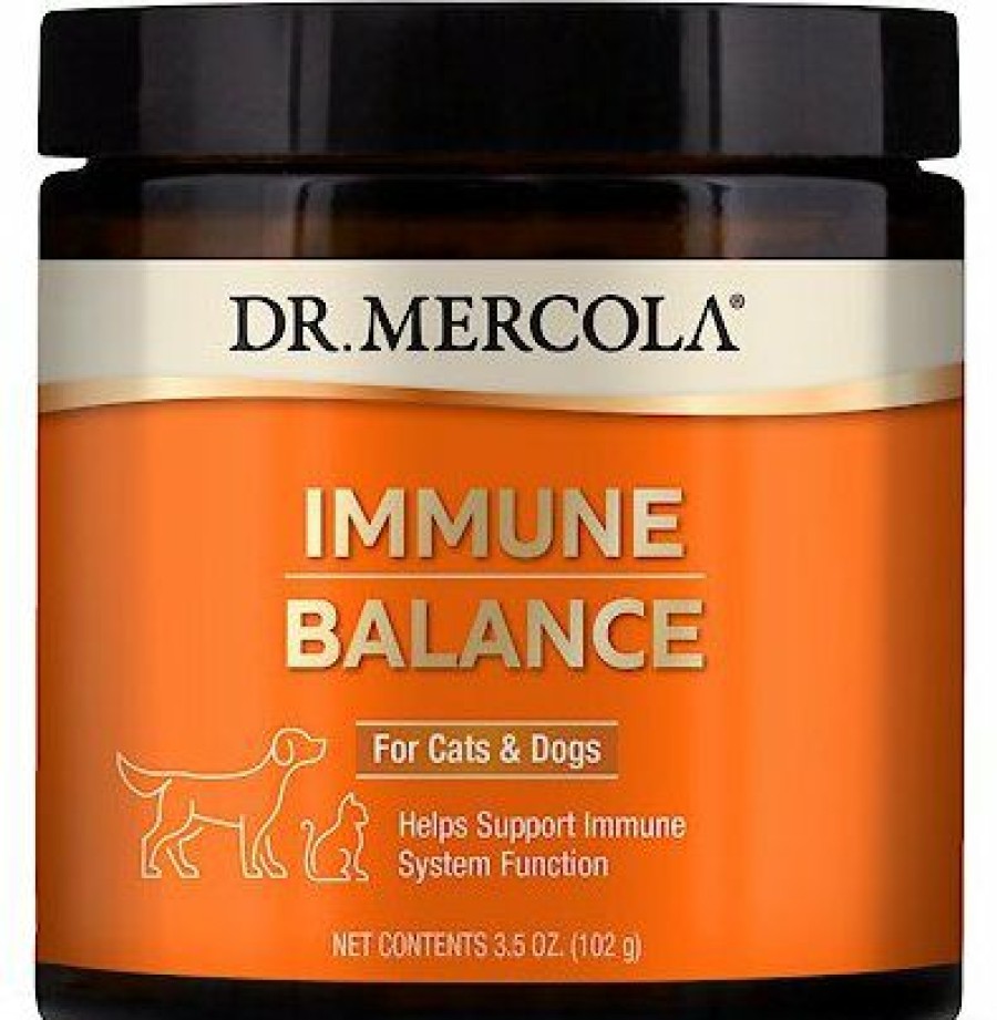 Cat Vitamins & Supplements * | Limited Edition Dr. Mercola Immune Balance Dog & Cat Supplement, 3.38-Oz Jar