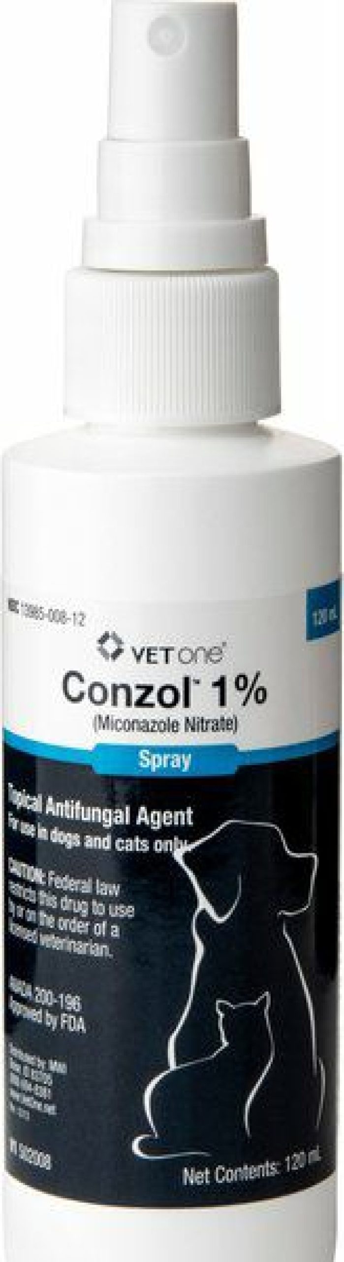 Cat Healthcare * | Store Miconazole Nitrate (Generic) Spray 1% For Dogs & Cats, 120-Ml