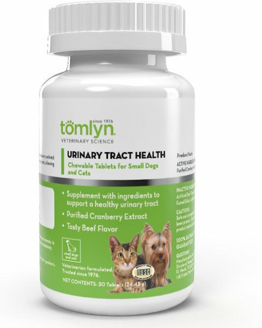 Cat Vitamins & Supplements * | Shop Tomlyn Urinary Tract Health Chews Urinary Supplement For Cats & Dogs, 30 Count