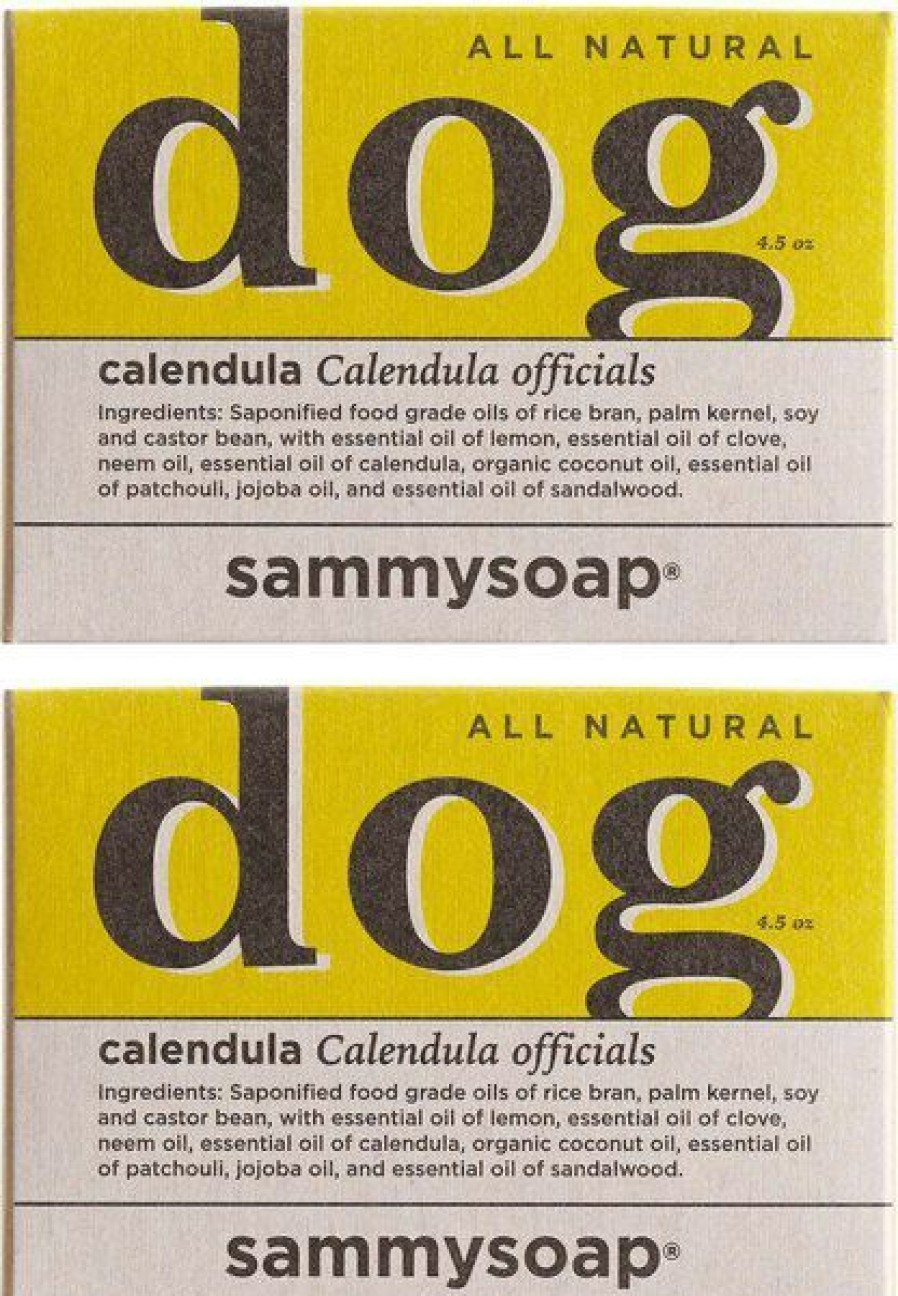 Cat Healthcare * | Shop Sammysoap Two Pack Calendula Dog & Cat Soap, Yellow, 4.5-Oz Bar