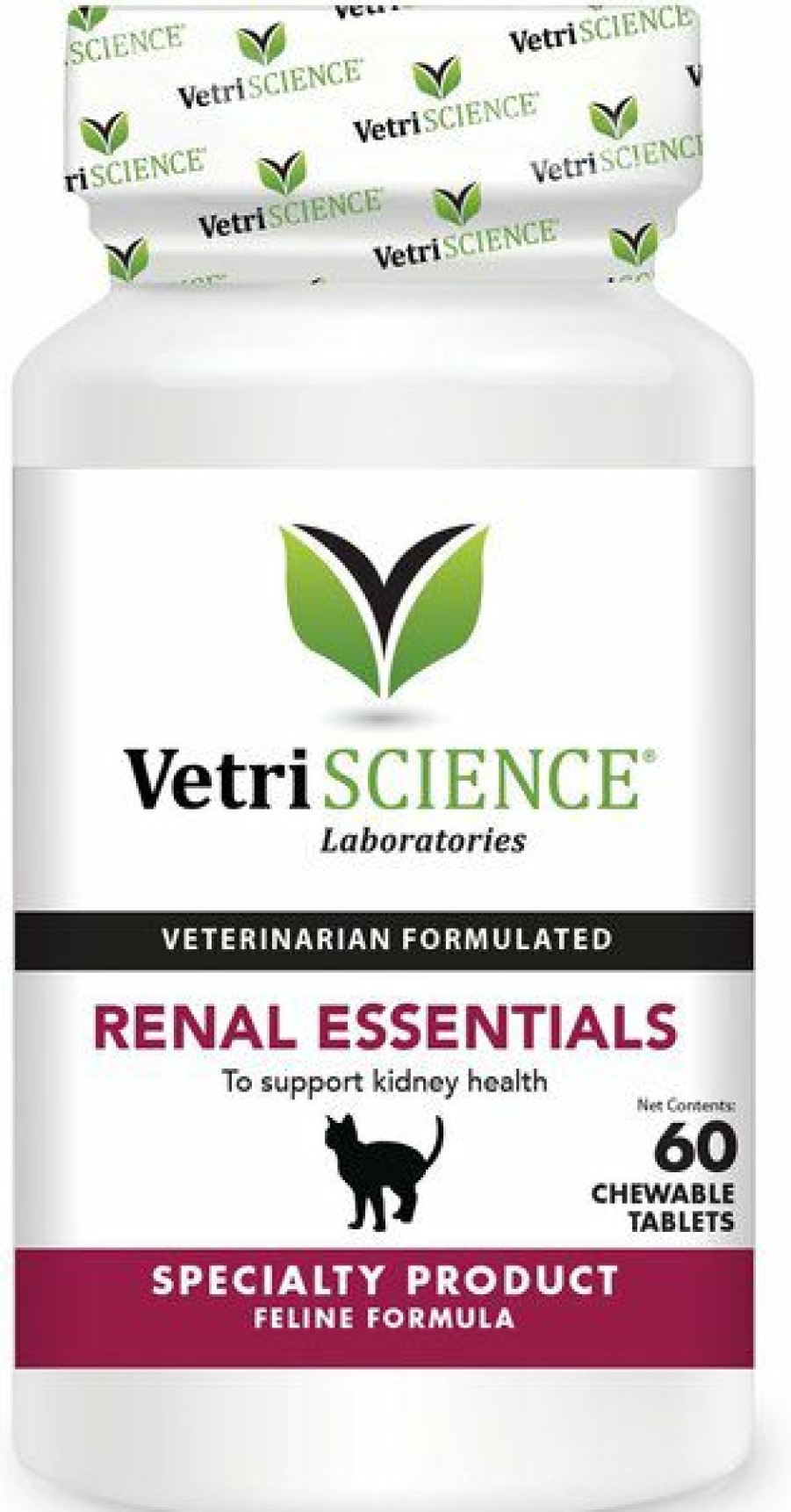 Cat Vitamins & Supplements * | Shop Vetriscience Renal Essentials Chewable Tablets Kidney & Urinary Supplement For Cats, 60 Count