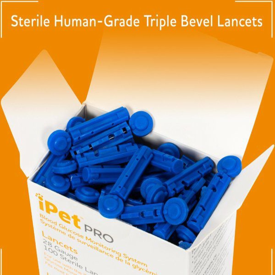 Cat Healthcare * | New Ipet Pro Ulti-Thin Sterile Lancets For Dogs & Cats, 28-Gauge, 100 Count