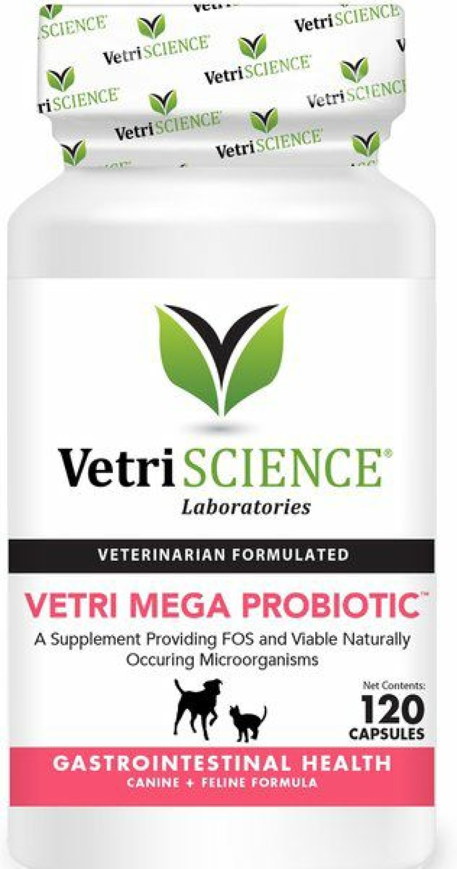 Cat Vitamins & Supplements * | Shop Vetriscience Vetri Mega Probiotic Capsules Digestive Supplement For Cats & Dogs