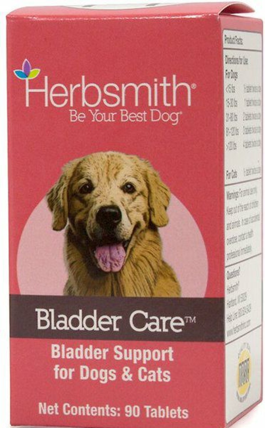 Cat Vitamins & Supplements * | Shop Herbsmith Herbal Blends Bladder Care Tablets Dog & Cat Supplement, 90 Count