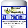 Cat Vitamins & Supplements * | Limited Edition Natura Petz Organics I'M Allergic To Needles Probiotic, Pancreas & Glucose Support* Cat Supplement, 150 Count