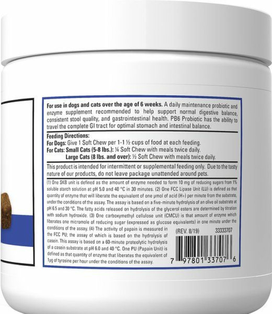 Cat Vitamins & Supplements * | Limited Edition Vetclassics Protegrity Ez Probiotic & Enzyme Soft Chews Dog & Cat Supplement, 120 Count