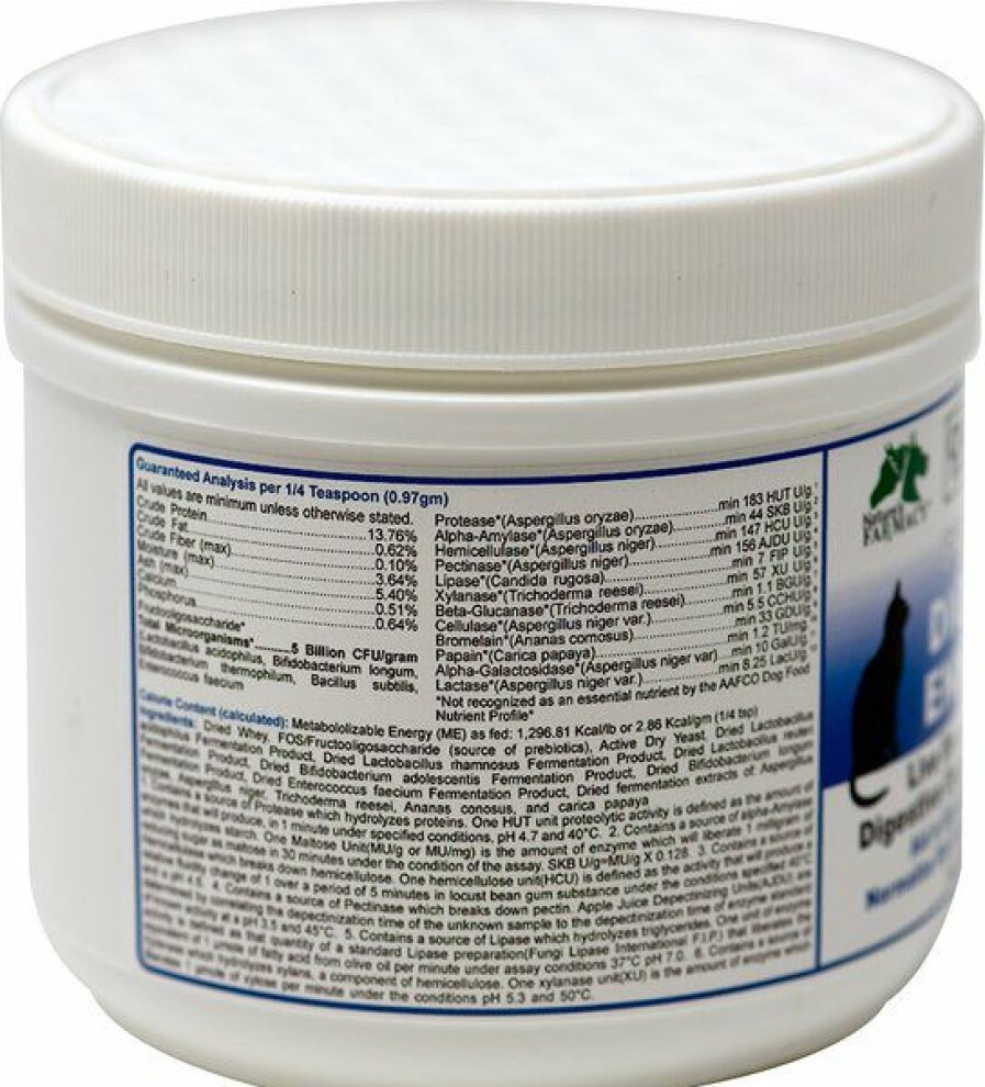 Cat Vitamins & Supplements * | Outlet Nature'S Farmacy Catzymes Probiotic Digestive Enhancer Cat Supplement, 8-Oz Jar