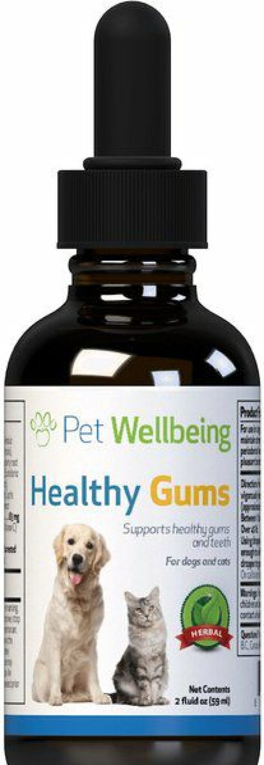 Cat Vitamins & Supplements * | Shop Pet Wellbeing Healthy Gums Liquid Dental Supplement For Cats & Dogs