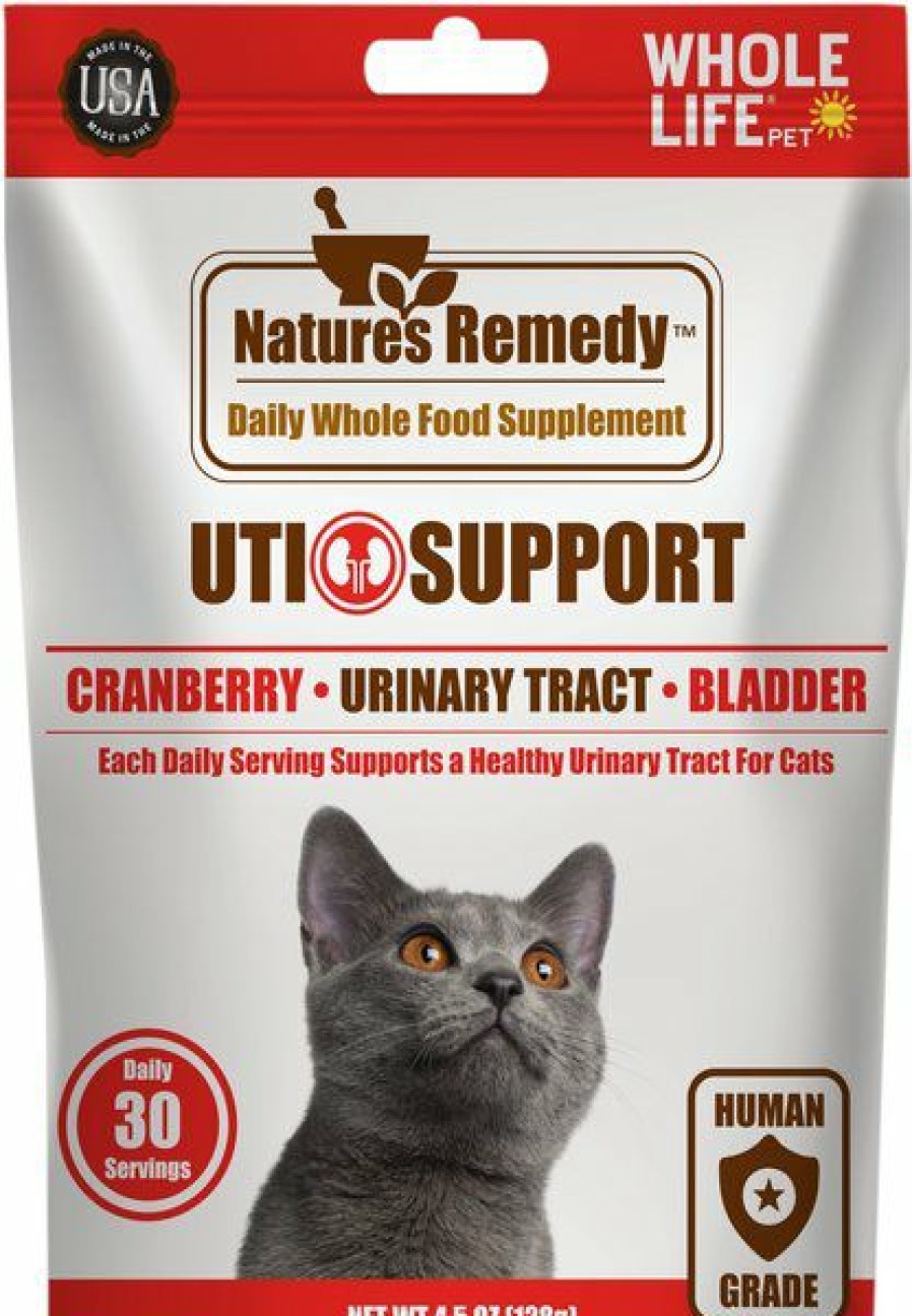 Cat Vitamins & Supplements * | Outlet Whole Life Nature'S Remedy Uti Support Whole Food Cat Supplement, 4.5-Oz Bag