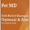 Cat Healthcare * | New Pet Md Oatmeal & Aloe Itch Relief Dog & Cat Shampoo, 16-Oz Bottle