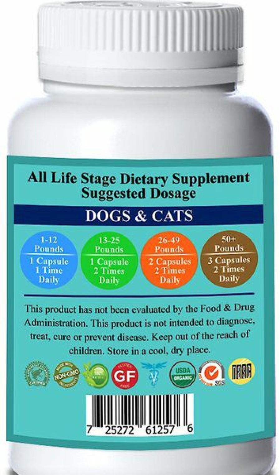 Cat Vitamins & Supplements * | New Natura Petz Organics Bug Off! Natural Defense Dog & Cat Supplement