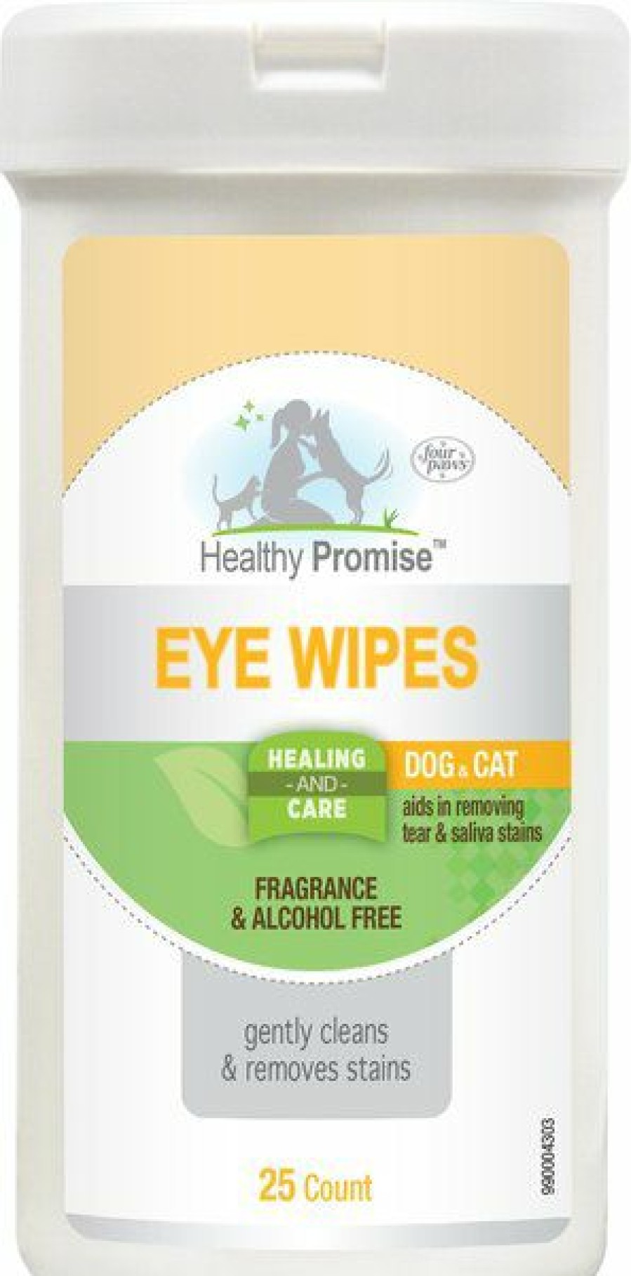 Cat Grooming * | Shop Four Paws Healing Remedies Tear Stain Remover Dog & Cat Eye Wipes, 25 Count