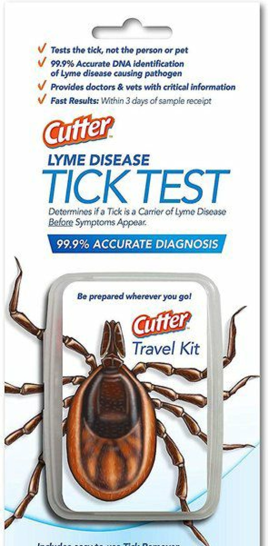 Cat Healthcare * | Store Cutter Lyme Disease Tick Test Pet Kit