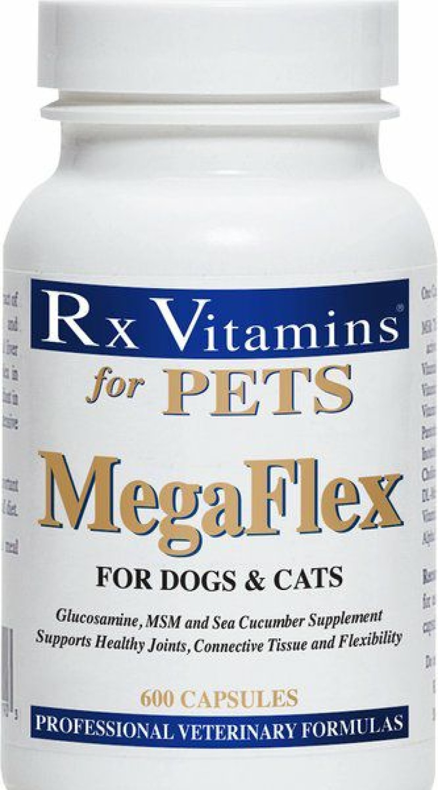 Cat Vitamins & Supplements * | Shop Rx Vitamins Megaflex Capsules Joint Supplement For Cats & Dogs, 600 Count