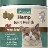 Cat Vitamins & Supplements * | New Naturvet Hemp Soft Chews Joint Supplement For Cats, 60 Count