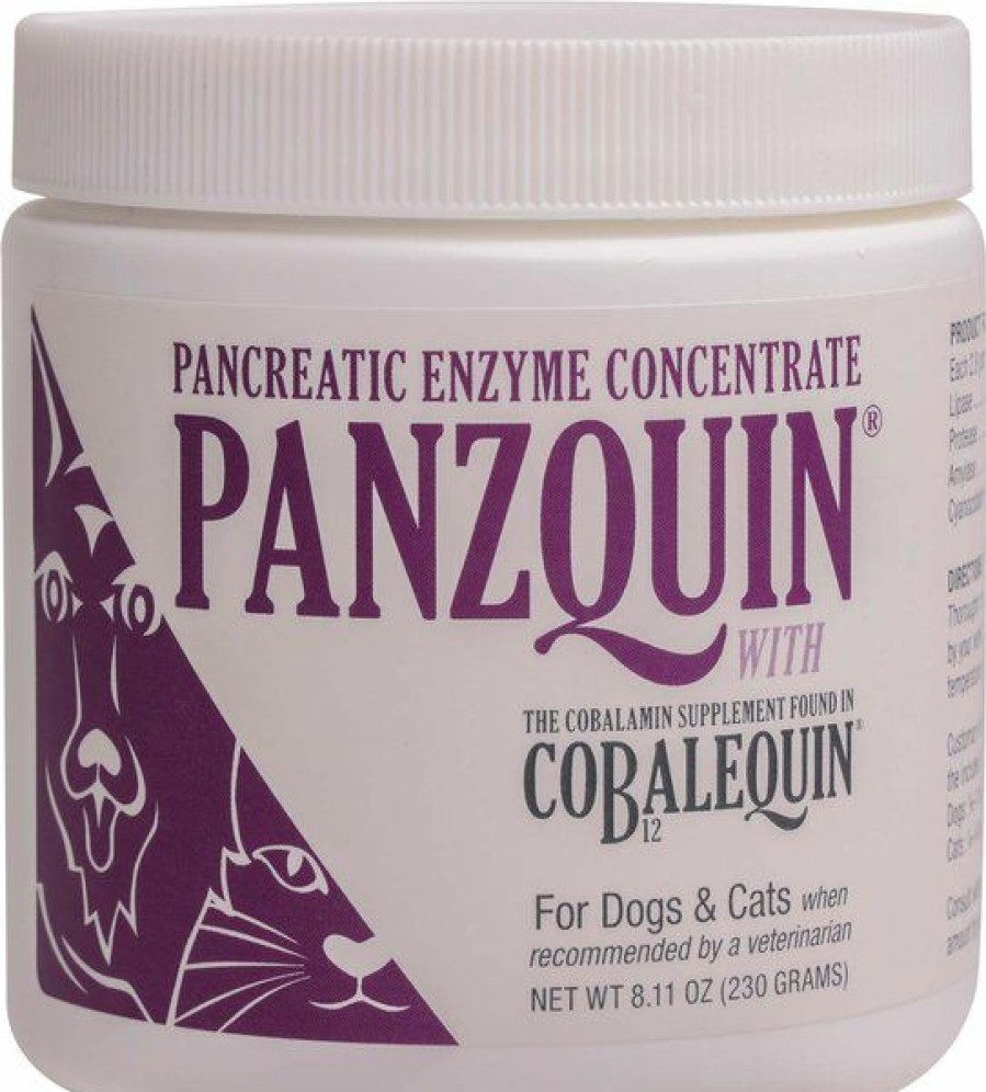 Cat Vitamins & Supplements * | Shop Nutramax Panzquin Powder Pancreatic Health Dog & Cat Supplement, 8.1-Oz Tub