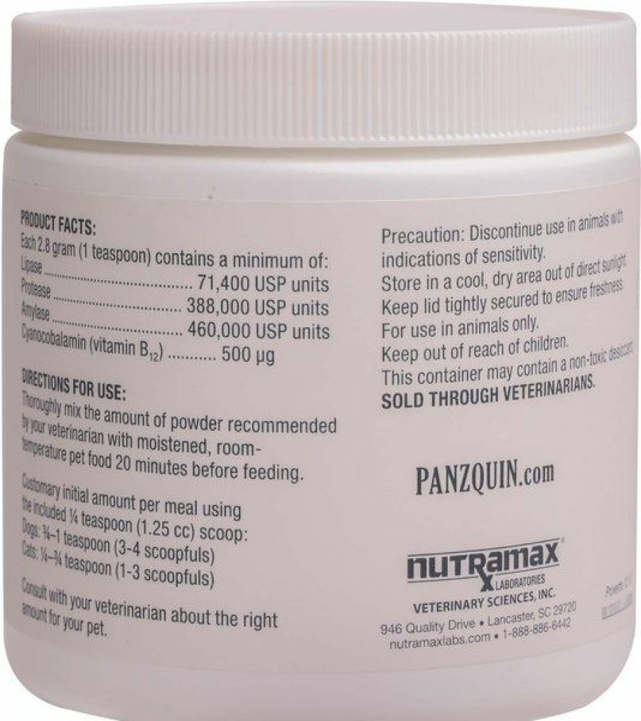 Cat Vitamins & Supplements * | Shop Nutramax Panzquin Powder Pancreatic Health Dog & Cat Supplement, 8.1-Oz Tub