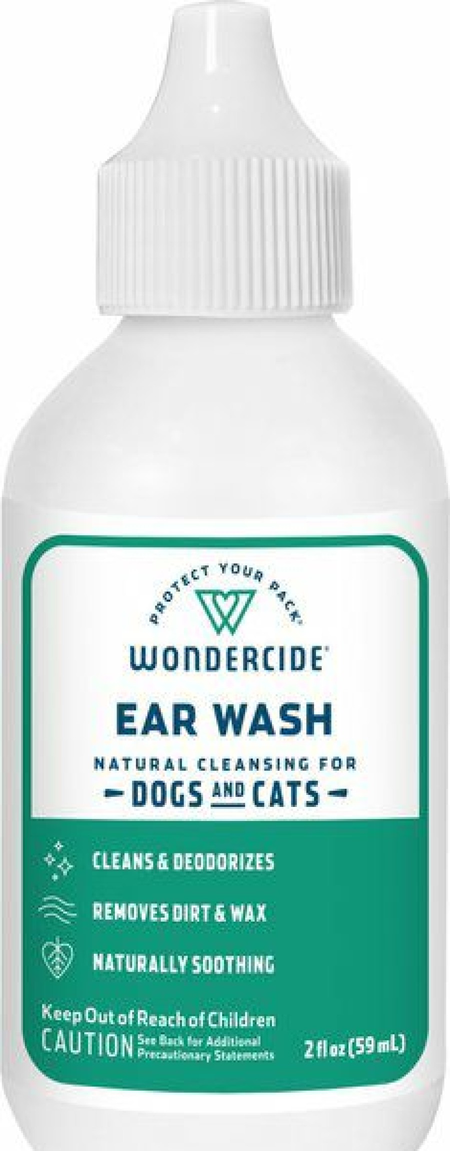 Cat Healthcare * | Discount Wondercide Dog & Cat Ear Wash, 2-Oz Bottle