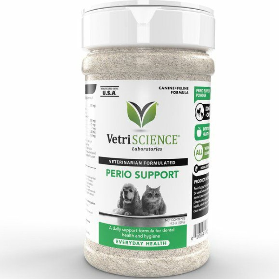 Cat Vitamins & Supplements * | Shop Vetriscience Perio Support Powder Dental Supplement For Cats & Dogs