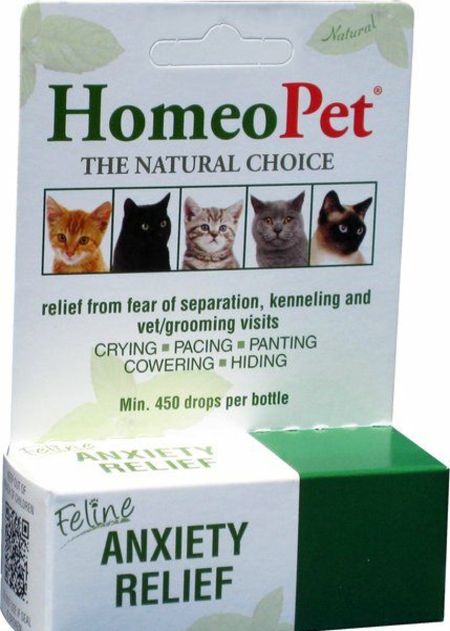 Cat Vitamins & Supplements * | Discount Homeopet Feline Anxiety Relief Cat Supplement, 450 Drops