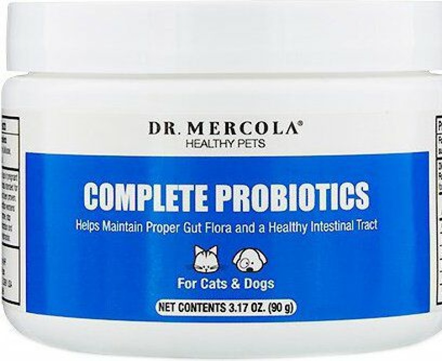 Cat Vitamins & Supplements * | Limited Edition Dr. Mercola Complete Probiotics Dog & Cat Supplement, 3.17-Oz Jar