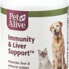 Cat Vitamins & Supplements * | Shop Petalive Immunity & Liver Support Dog & Cat Supplement, 60 Count