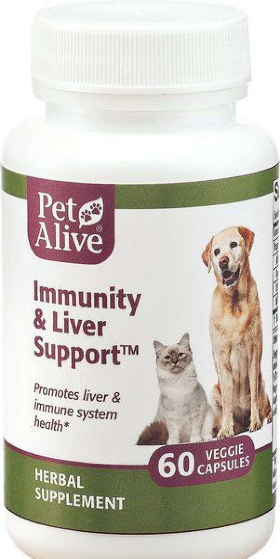 Cat Vitamins & Supplements * | Shop Petalive Immunity & Liver Support Dog & Cat Supplement, 60 Count