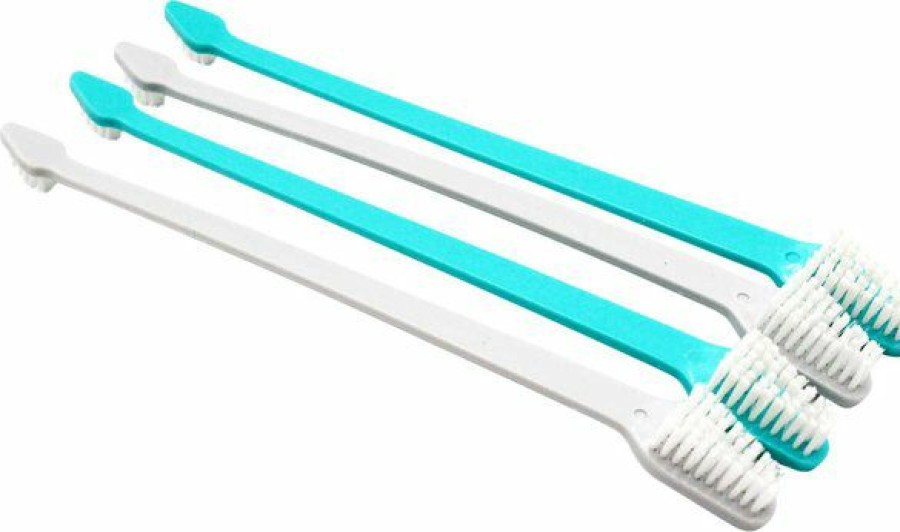 Cat Healthcare * | Outlet H&H Pets Dual Headed Dog & Cat Toothbrush