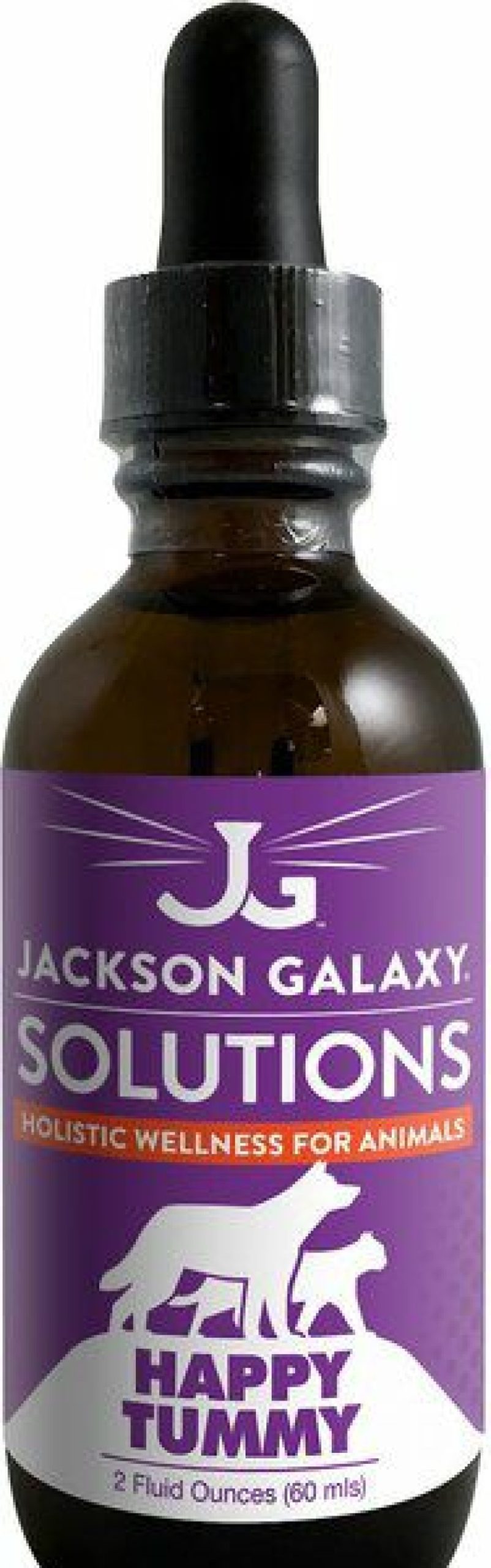 Cat Vitamins & Supplements * | New Jackson Galaxy Solutions Solutions Happy Tummy Pet Solution, 2-Oz