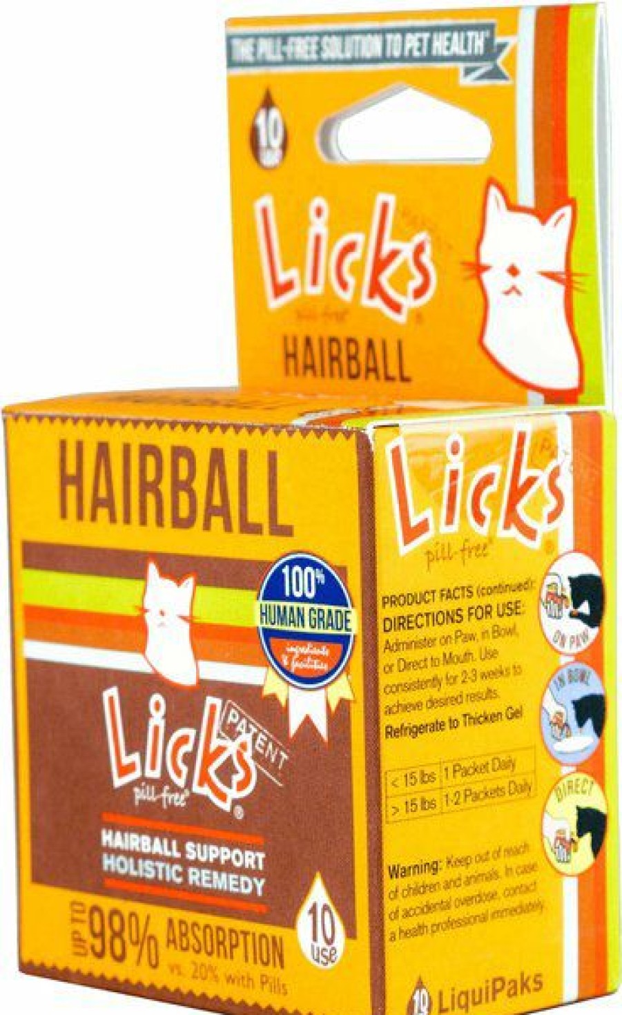 Cat Vitamins & Supplements * | Store Licks Pill-Free Hairball Cat Supplement