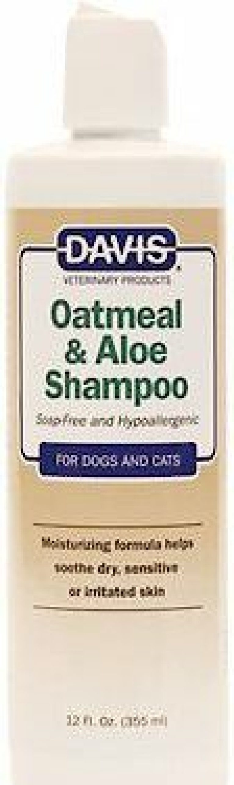 Cat Healthcare * | New Davis Oatmeal & Aloe Dog & Cat Shampoo, 12-Oz Bottle