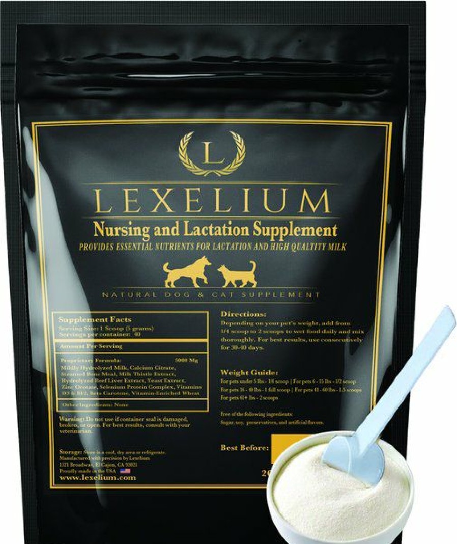 Cat Vitamins & Supplements * | New Lexelium Nursing & Lactation Dog & Cat Supplement, 7-Oz Bag