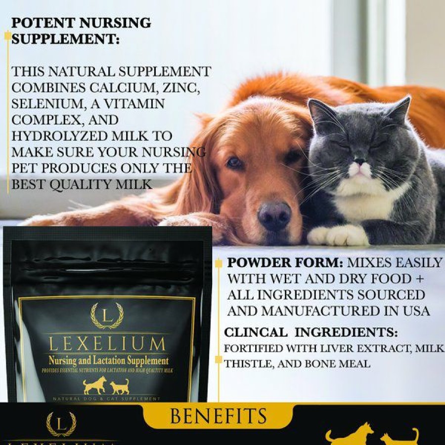 Cat Vitamins & Supplements * | New Lexelium Nursing & Lactation Dog & Cat Supplement, 7-Oz Bag