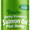 Cat Vitamins & Supplements * | Limited Edition Zesty Paws Hemp Elements Salmon Oil Liquid Skin & Coat Supplement For Dogs & Cats