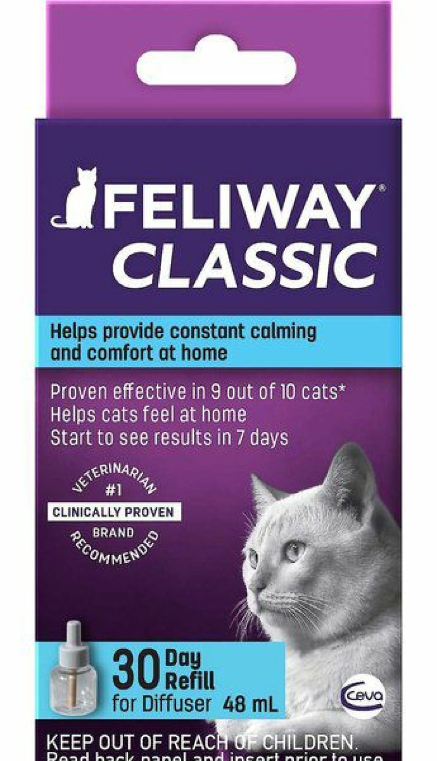 Cat Healthcare * | Discount Bundle: Feliway Classic Calming Diffuser Refill For Cats, 30 Day, 1 Count + Dr. Elsey'S Precious Cat Attract Unscented Clumping Clay Cat Litter, 40-Lb Bag