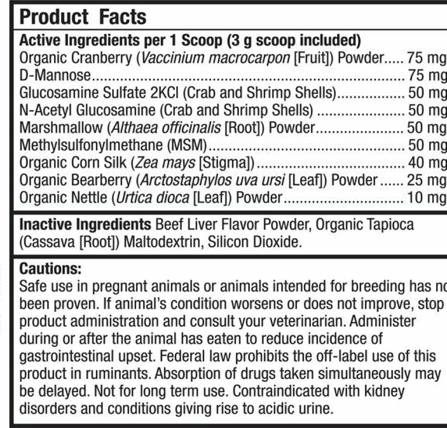 Cat Vitamins & Supplements * | Limited Edition Dr. Mercola Bladder Support Dog & Cat Supplement, 9.5-Oz Jar