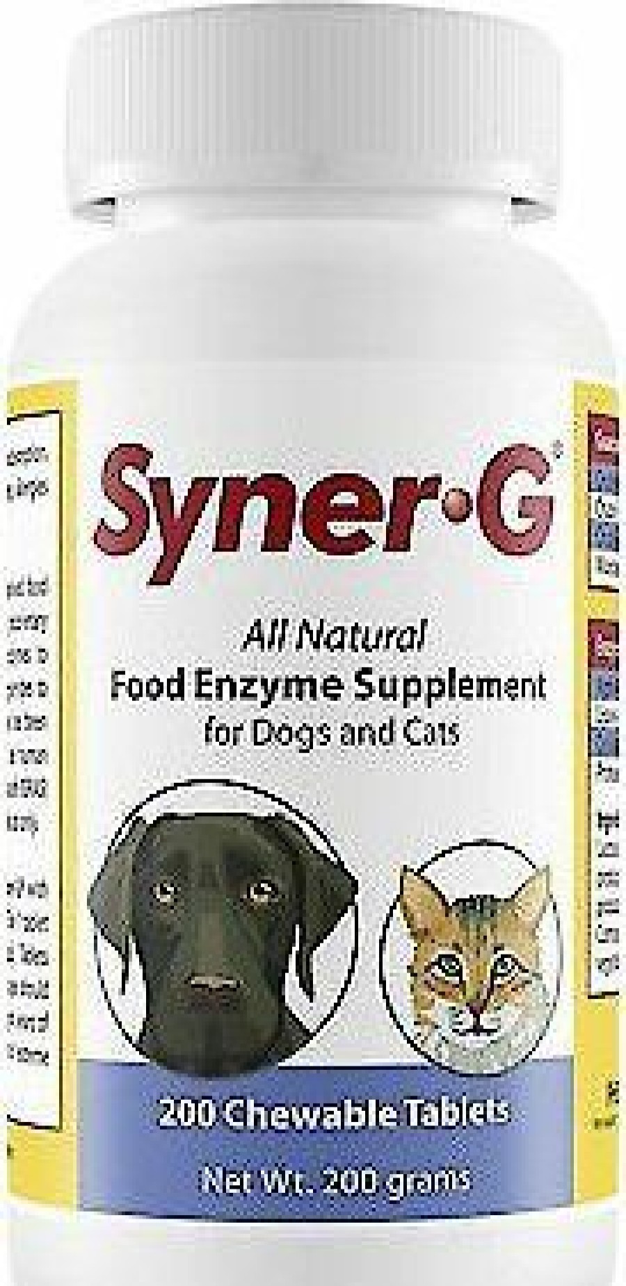 Cat Vitamins & Supplements * | Store Syner-G Tablets For Dogs & Cats, 200 Count