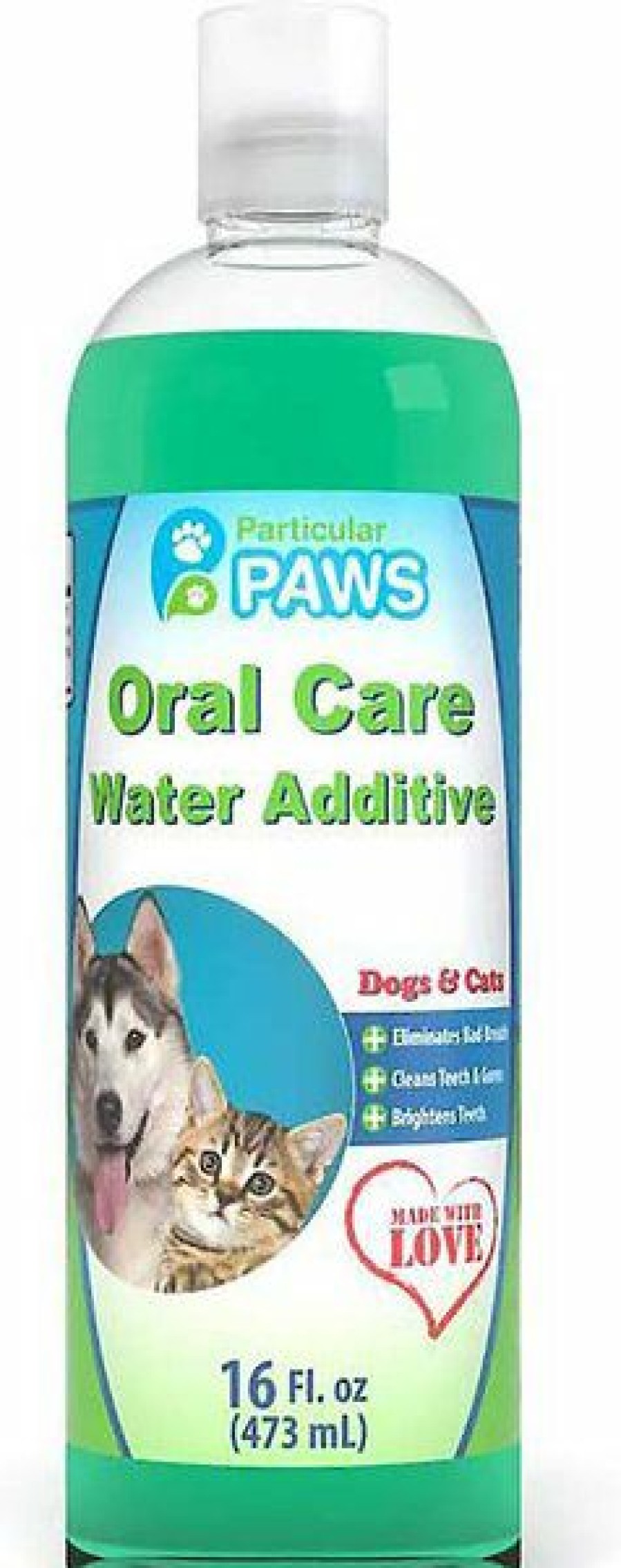 Cat Healthcare * | Shop Particular Paws Oral Care Dog & Cat Water Additive, 16-Oz Bottle