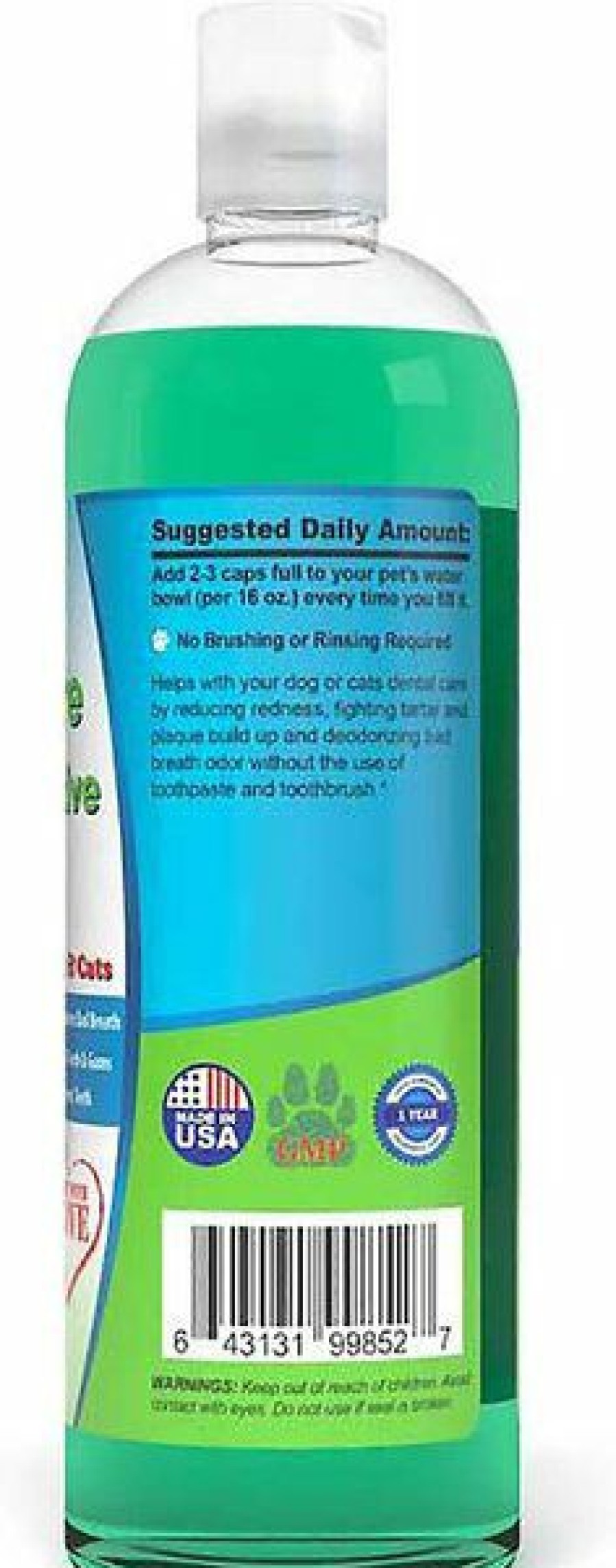 Cat Healthcare * | Shop Particular Paws Oral Care Dog & Cat Water Additive, 16-Oz Bottle