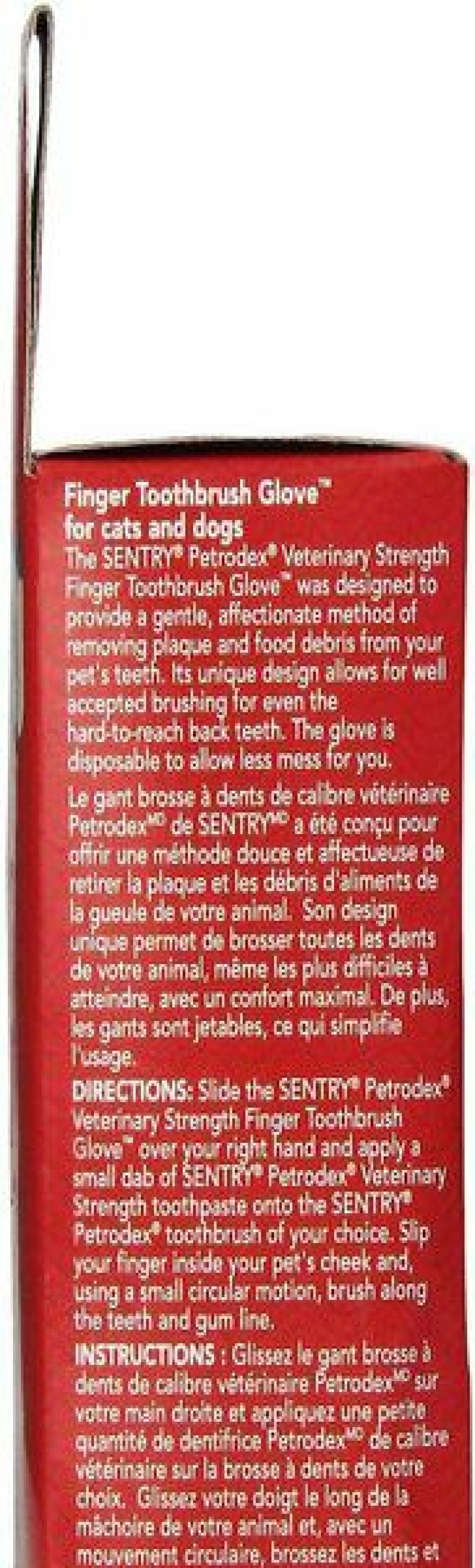 Cat Healthcare * | Outlet Sentry Petrodex Finger Glove Dog & Cat Toothbrush, 5 Count