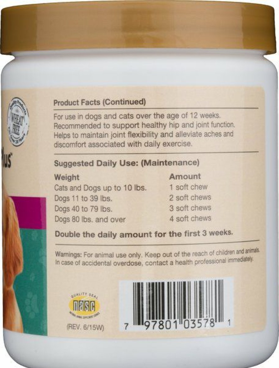 Cat Vitamins & Supplements * | Discount Naturvet Moderate Care Glucosamine Ds Plus Soft Chews Joint Supplement For Cats & Dogs